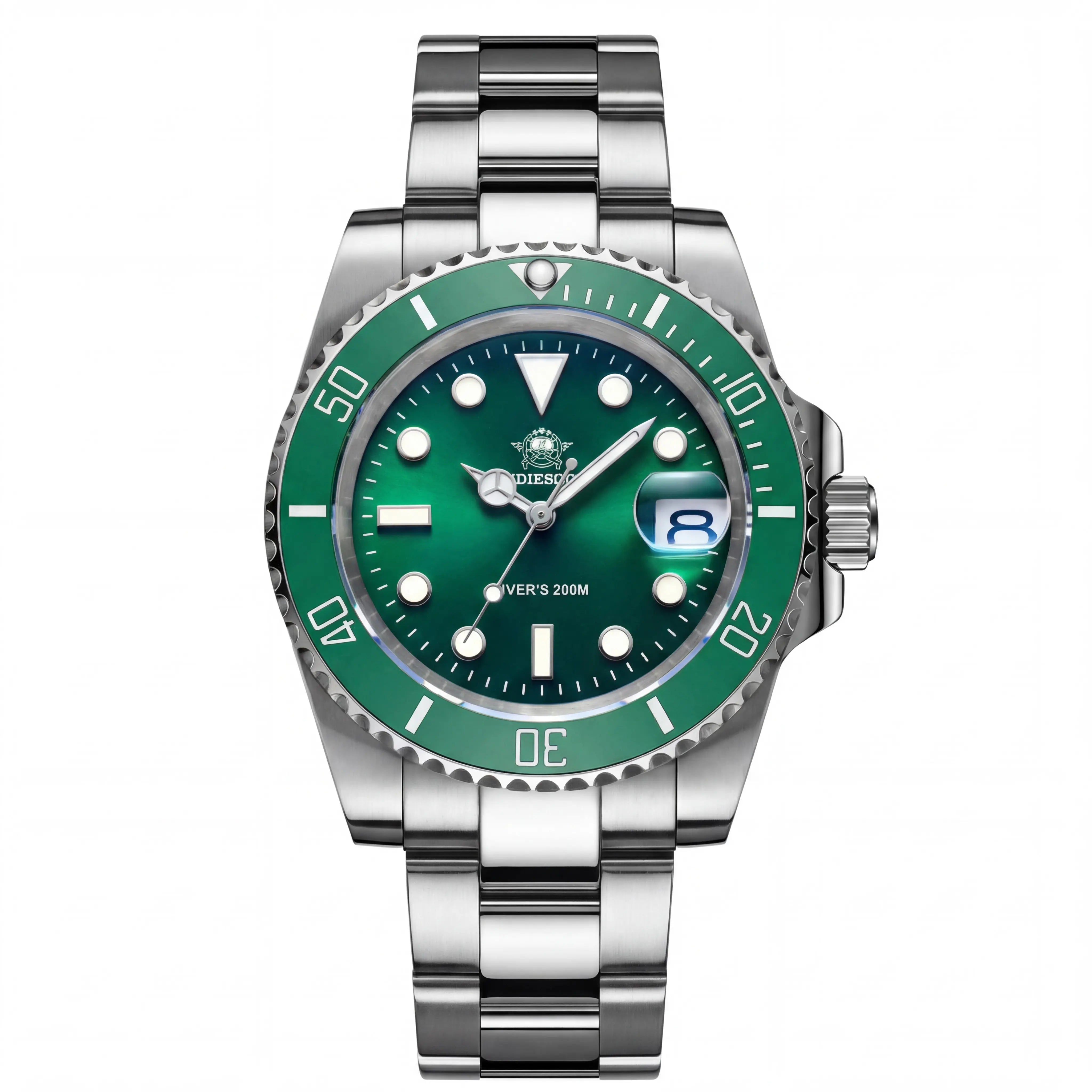 Zorick Deep Sovereign | Emerald Bezel Steel