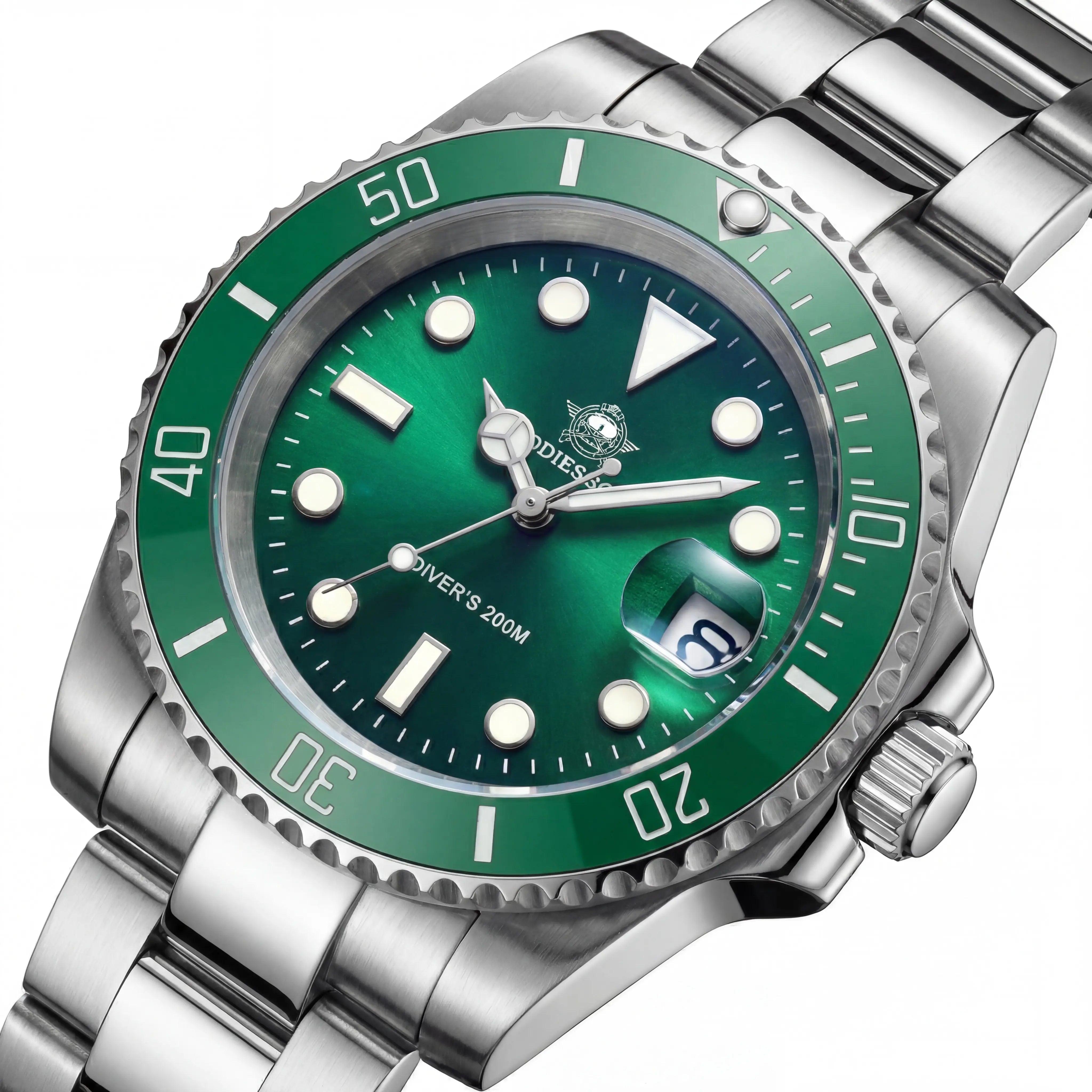 Zorick Deep Sovereign | Emerald Bezel Steel