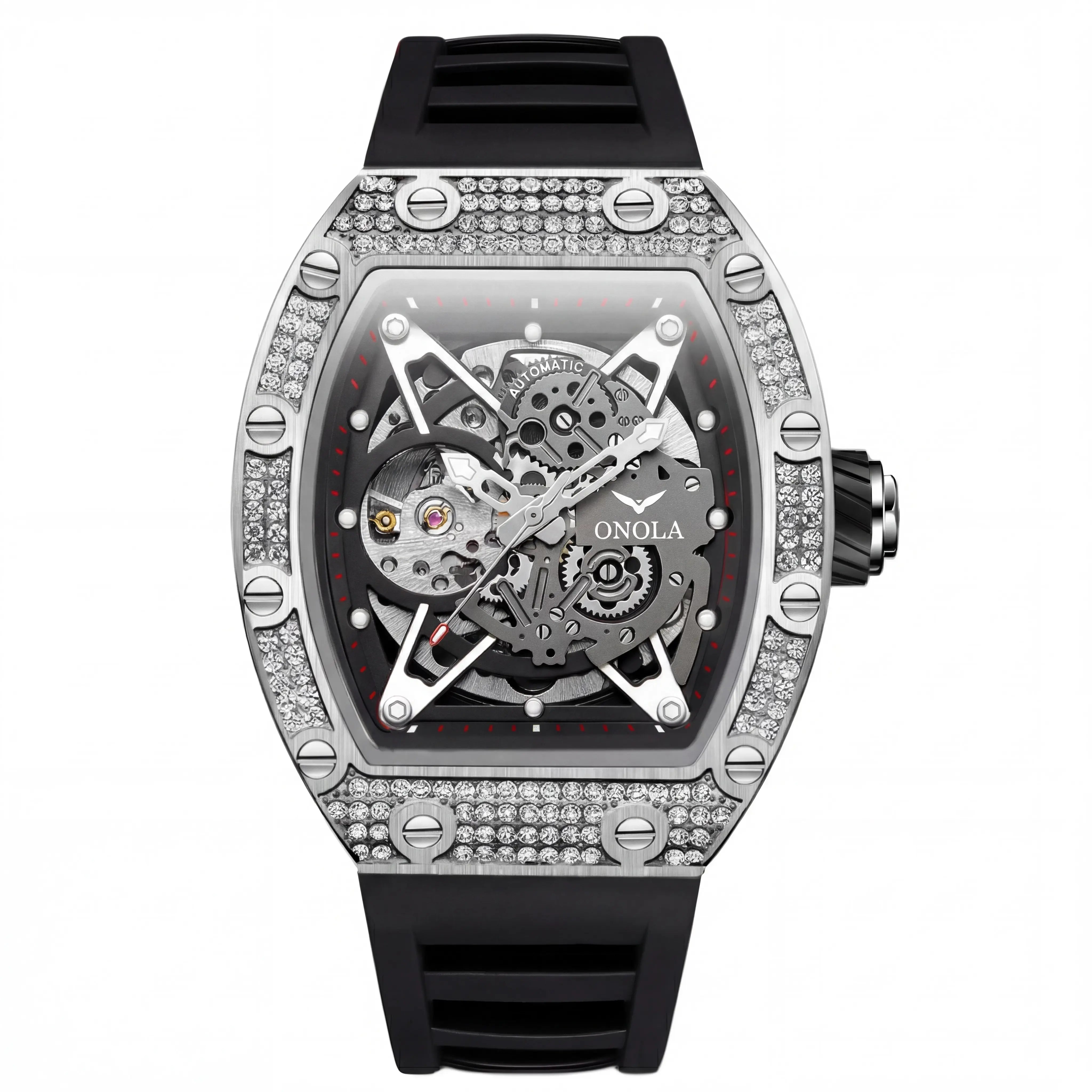 Zorick Blizzard Steel | Iced Silver Dark Skeleton