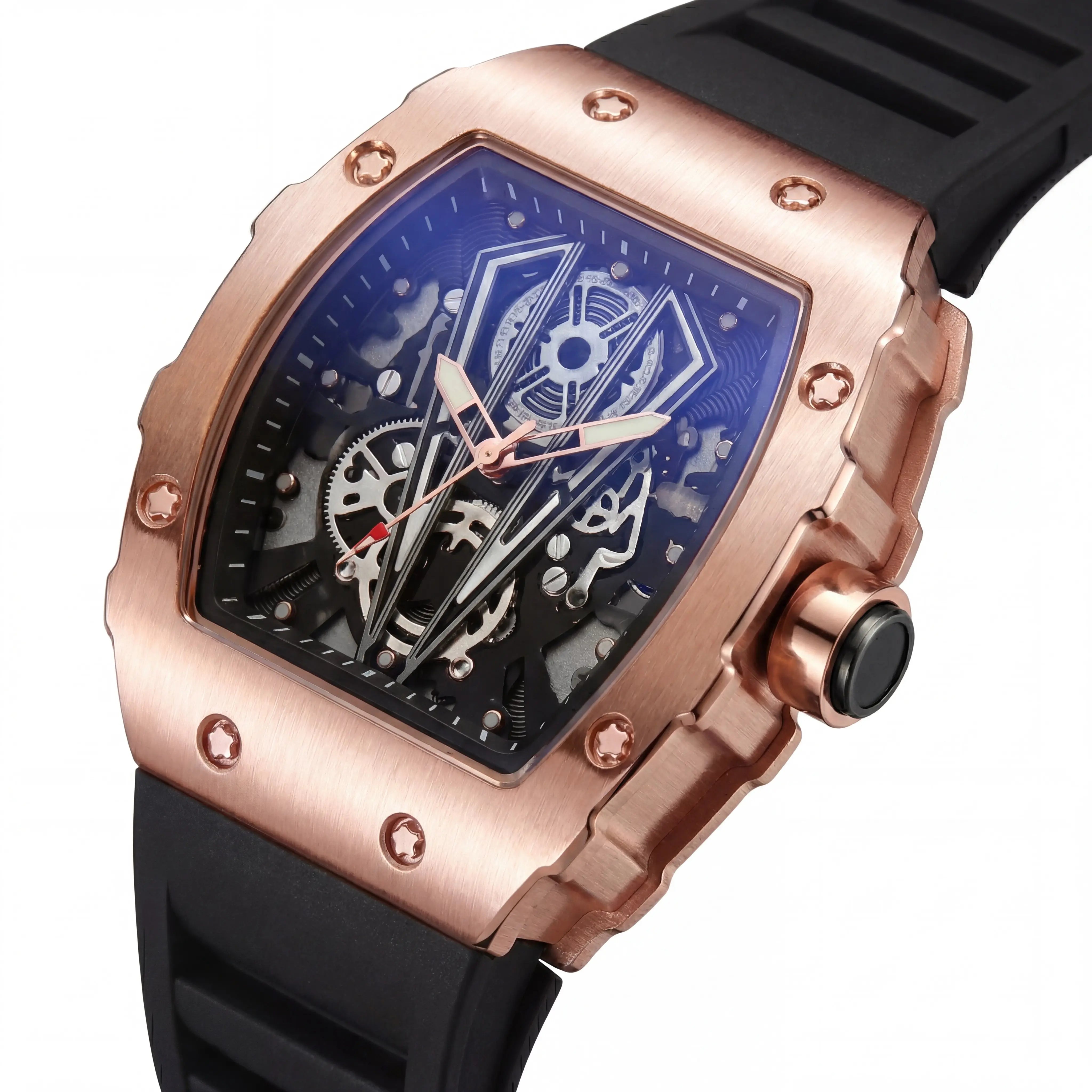 Zorick Apex Noir | Rose Gold Blue Core