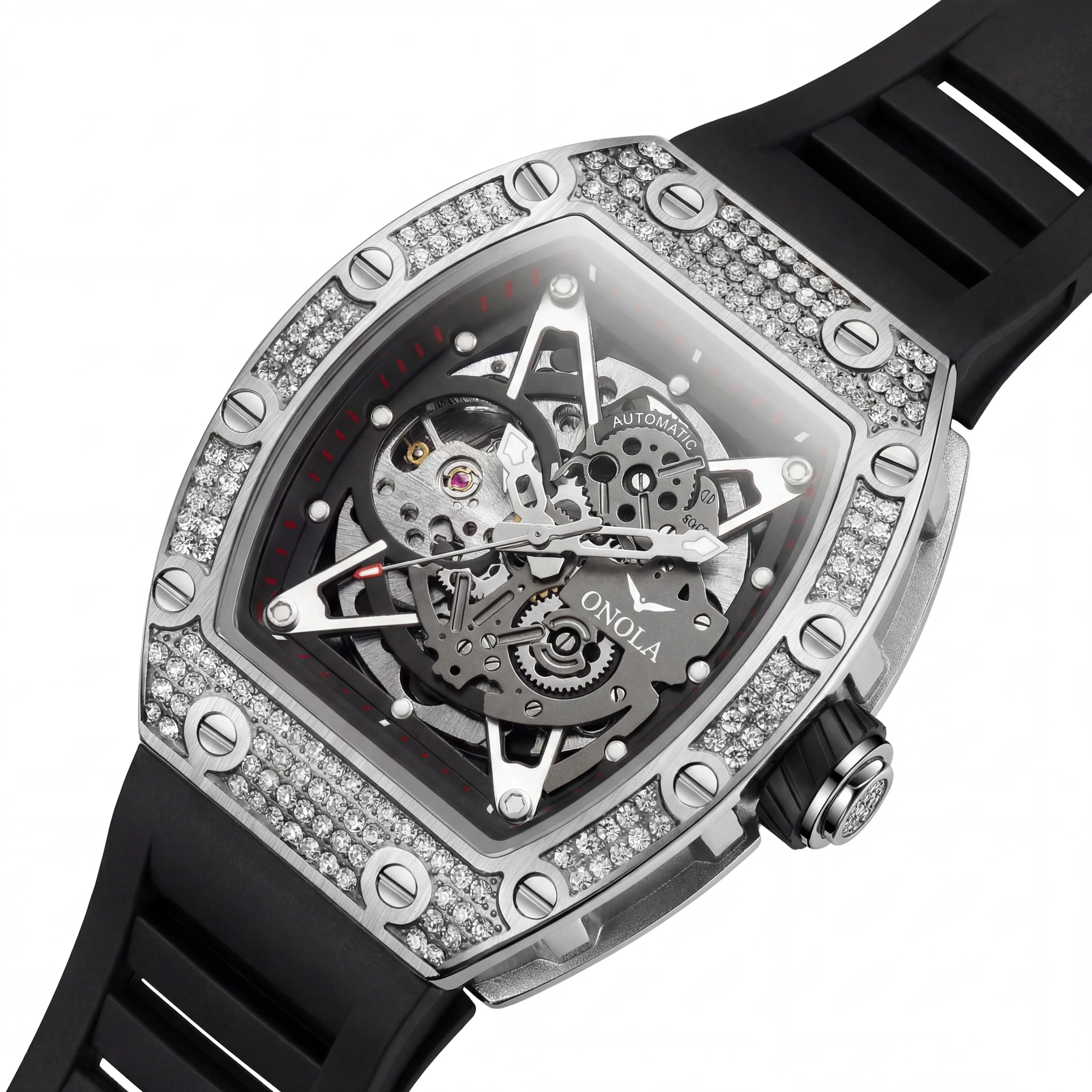 Zorick Blizzard Steel | Iced Silver Dark Skeleton